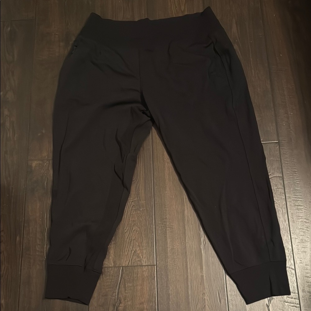 Athleta Black Jogger Pants-XL